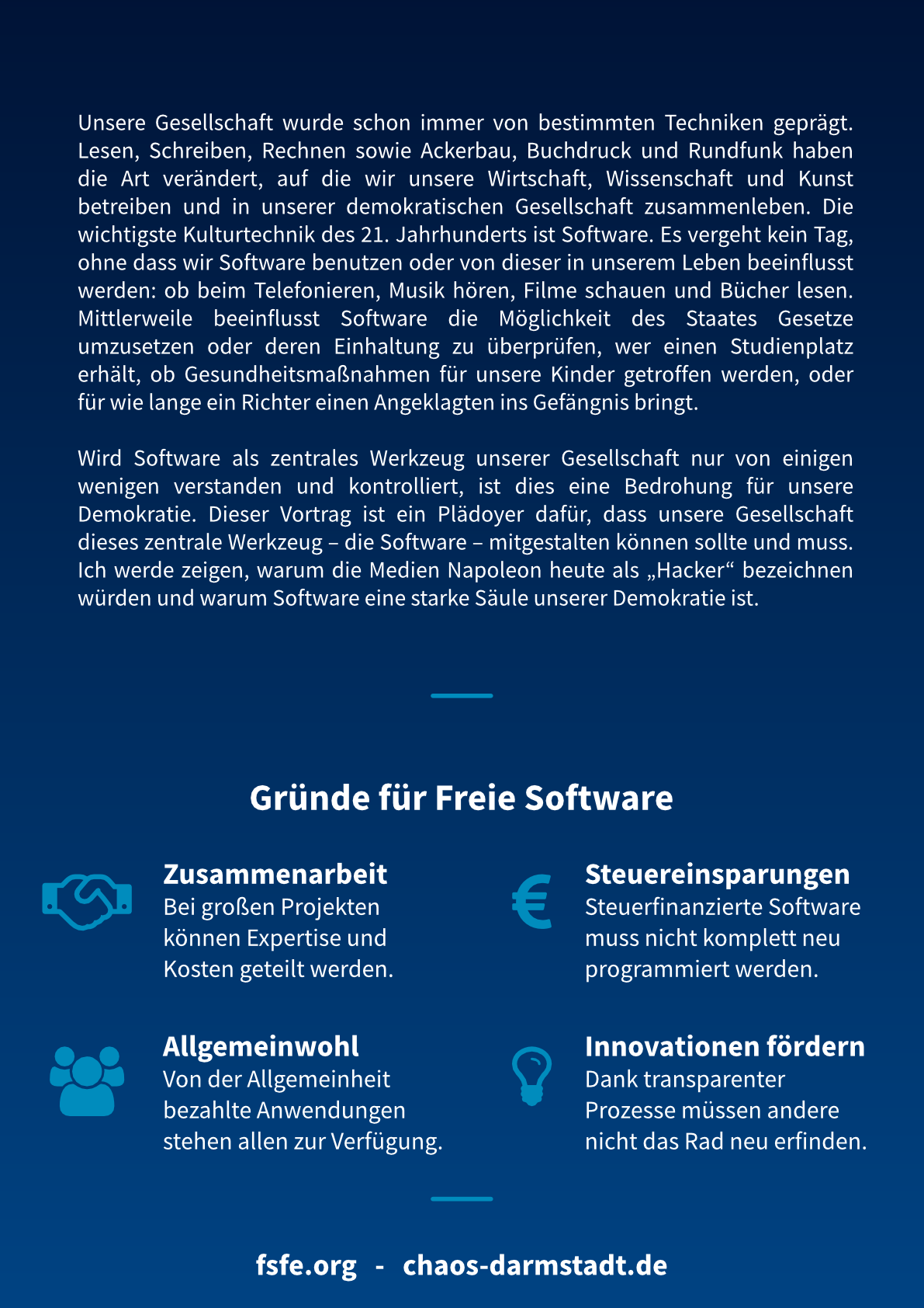 FSFE-Flyer Rueckseite s.Text