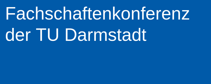 Logo Fachschaftenkonferenz der TU Darmstadt